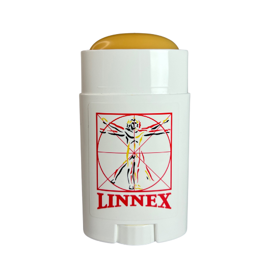 Linnex värmestick – effektivt liniment för idrottare och fysioterapeuter, ger djupgående värme för snabb uppvärmning och lindring av muskelvärk och ledsmärta.