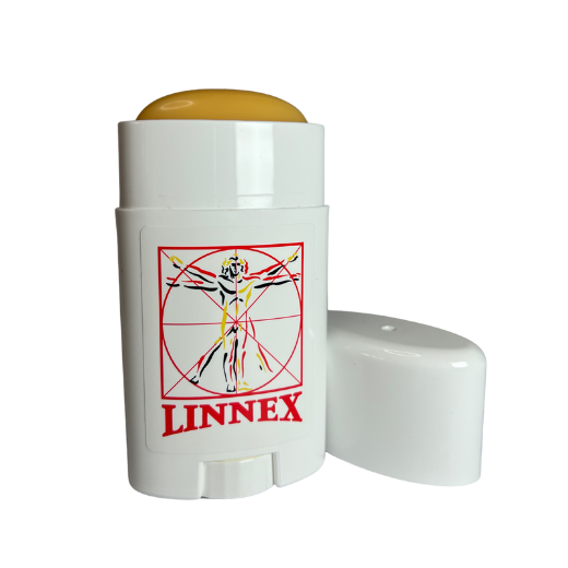 Linnex värmestick – effektivt liniment för idrottare och fysioterapeuter, ger djupgående värme för snabb uppvärmning och lindring av muskelvärk och ledsmärta.