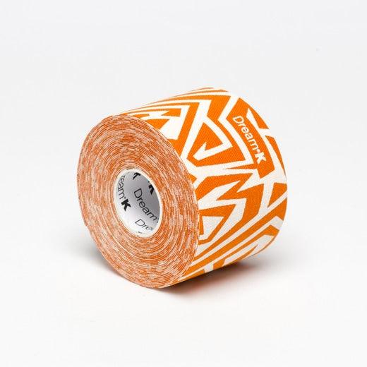 Kinesiotejp- Dream K Tribe - 5cm x 5m Medicinsk tejp och bandage Wandersson Sports Orange/vit
