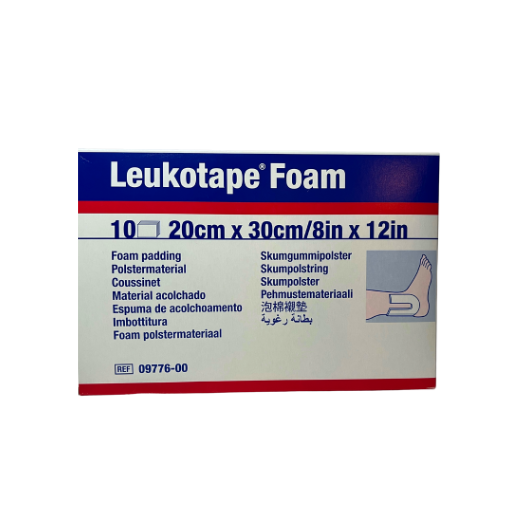 Leukotape Foam, Skavsårsplatta producerad av BSN Medical. Såld av Wandersson Sports