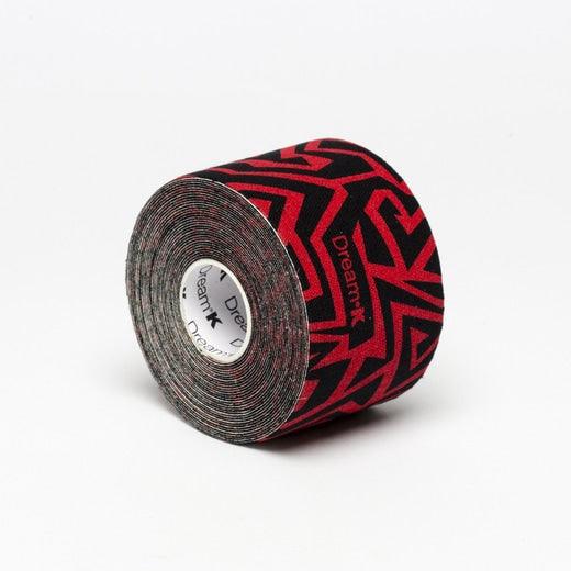 Kinesiotejp- Dream K Tribe - 5cm x 5m Medicinsk tejp och bandage Wandersson Sports Svart/röd 